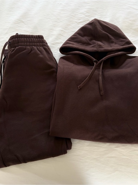 tek gear Other - Brown Ultrasoft Fleece Hoodie & Jogger Matching Set